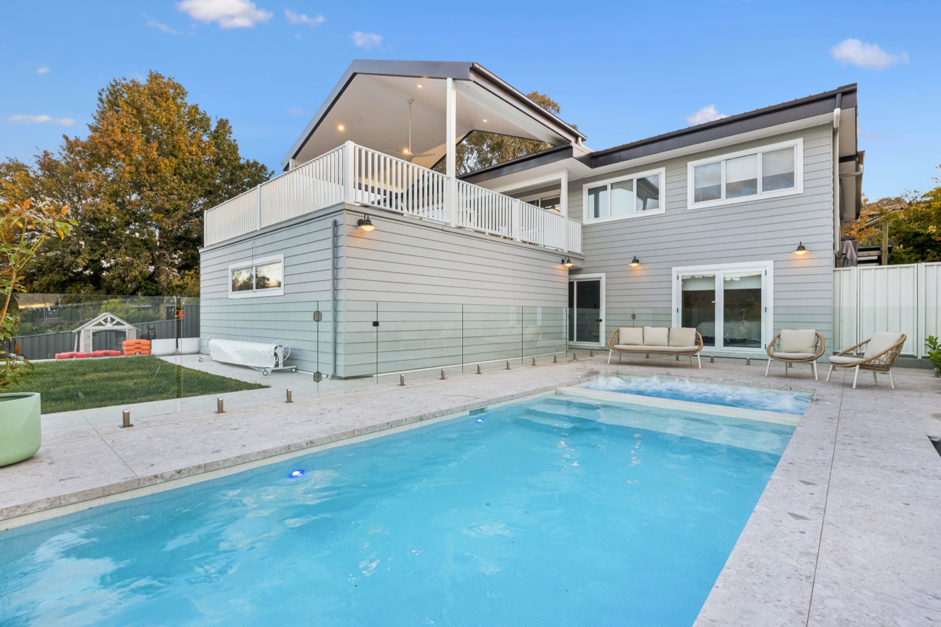 Casa Pools concrete pool build in Farrer, Canberra